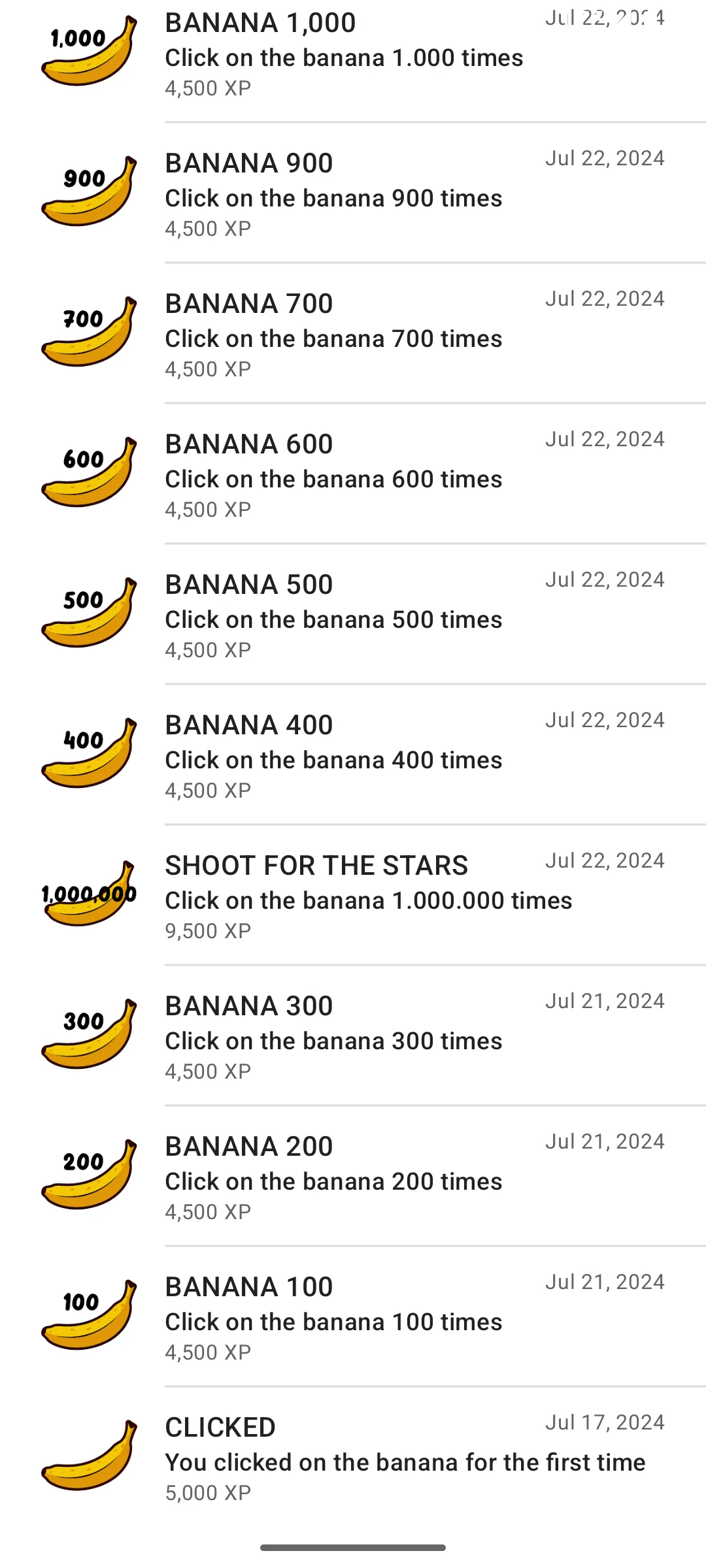 Banana screenshot