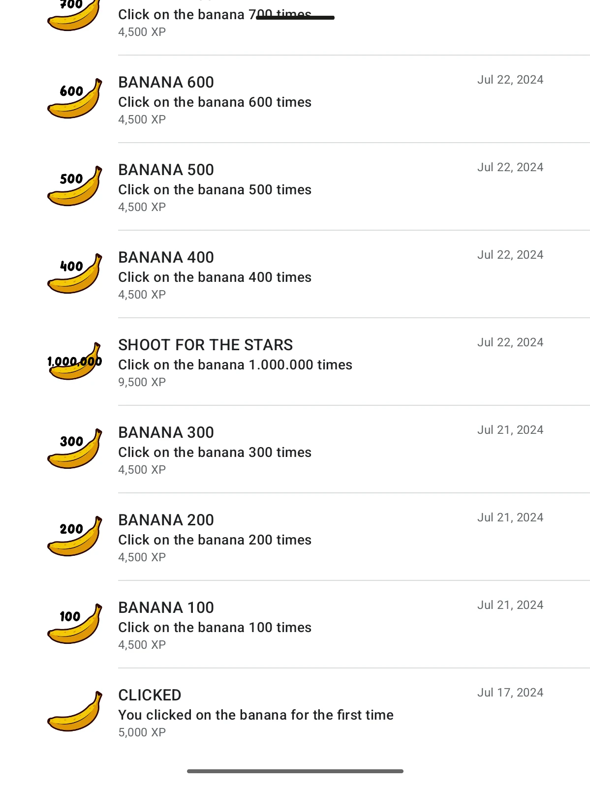 Banana screenshot